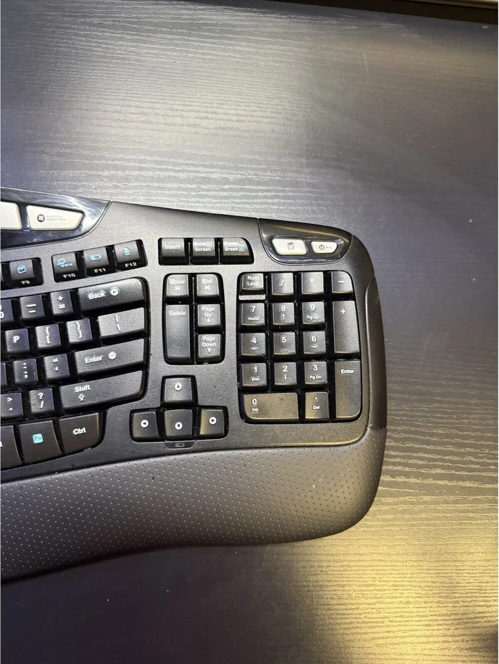 Logitech K350 Wave Wireless Ergonomic Keyboard Y-R0053 No USB Receiver